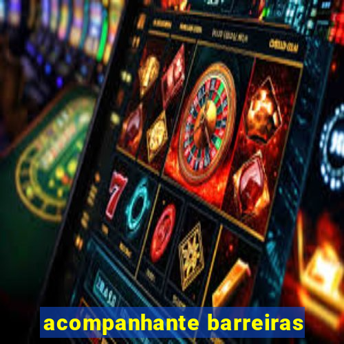 acompanhante barreiras